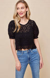 Carly Crochet Top