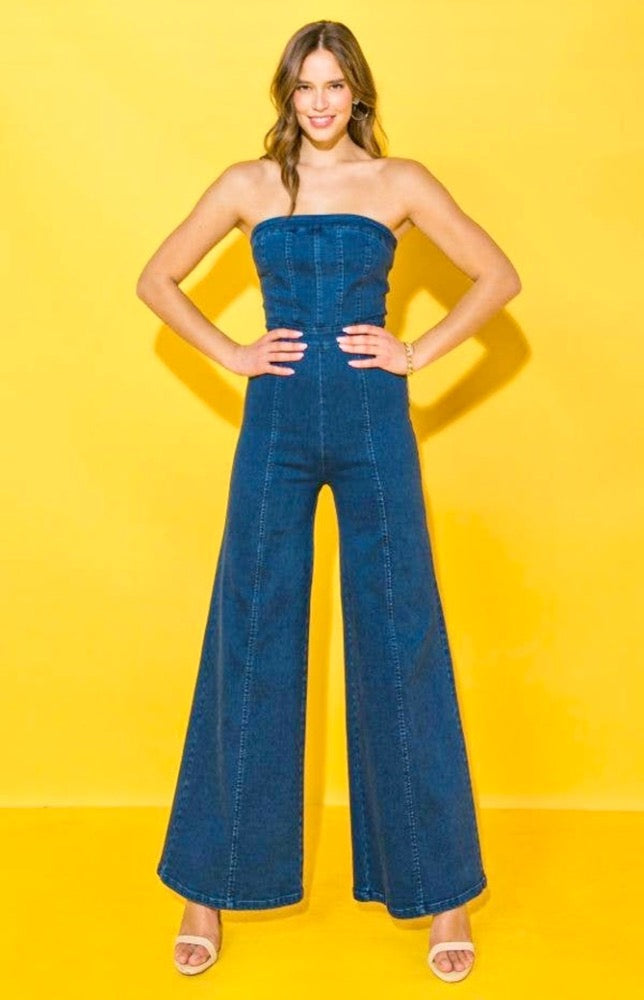 Raya Denim Jumpsuit