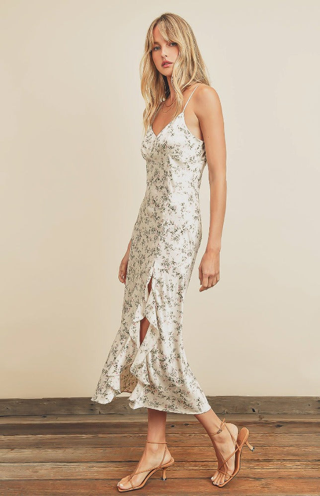 Venus Ruffled Dress - Cream Venus Ruffled Dress - Cream